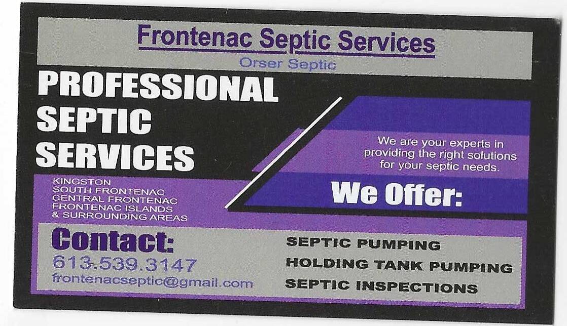 Frontenac Septic Services